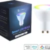 Lideka® - Intelligente LED-Glühbi - Spot GU10 - RGBW - Mit App - 6W - 400 Lumen - 2700K - 6500K - Intelligente LED-Bele - Dimmbar