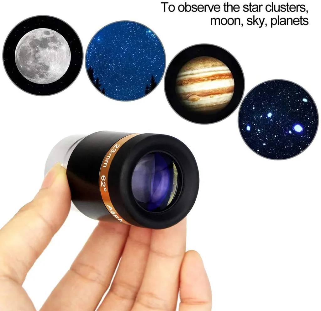 Svbony Teleskop Okular 1.25", Ultraweitwinkel Okular Teleskop, 62 Grad HD Aspherical Okular FĂŒr Teleskop Filter Zubehor - Image 5