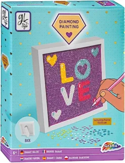 Grafix Knutselset Diamant-Gemälde ' LOVE '