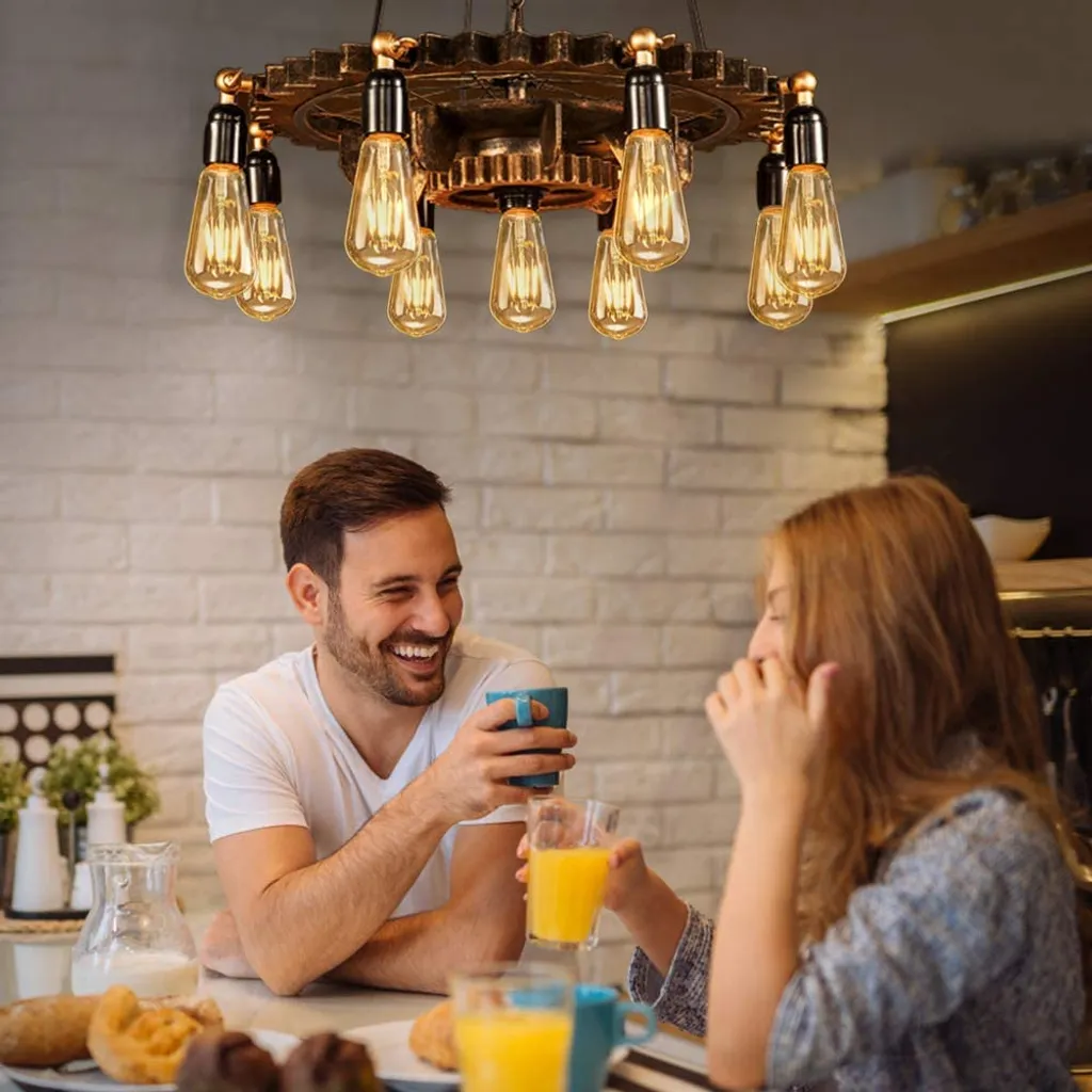 Vintage Glühbirne, LED Glühbirne E27 4W Warm Licht Vintage Antike Glühbirne Retro Filament Lampe Für Nostalgie Und Retro Beleuchtung Im Haus Café Bar Usw - 6 Stück - Image 3