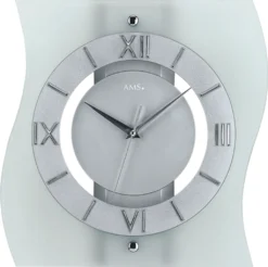 AMS Funk-Wanduhr, Funkwerk, 30x32x6cm, 5909