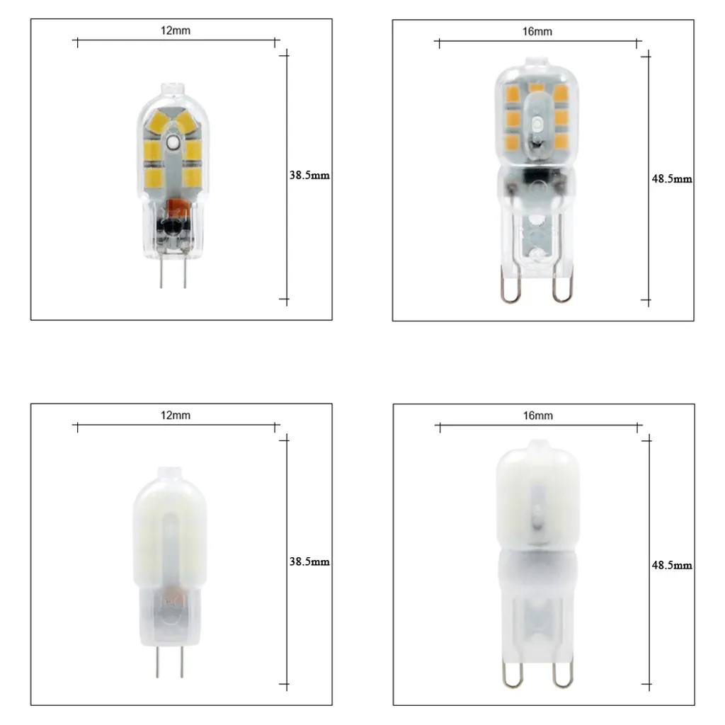 10x G4 LED Glühbirne Kaltweiß AC/DC 12V 2W Birne Leuchtmittel SMD2835 Nicht Dimmbar - Image 6