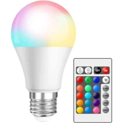 5W E27 LED Glühbirne Dimmbar RGBWW Lampe Licht Birne Leuchtmittel Mit Fernbedienung