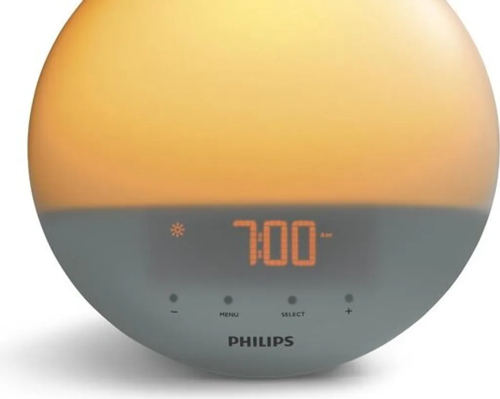 Philips HF3519/01 Wake-up Light (Sonnenaufgangfunktion, Digitales Fm Radio, Tageslichtwecker) Weiß - Image 12
