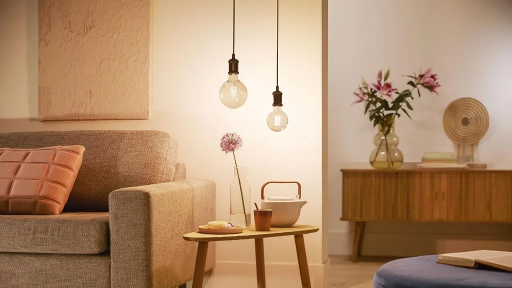 Philips Smart LED Leuchtmittel Tunable White Amber G95 E27 Globeform 7 W - Image 3