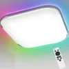Lospitch Led Deckenleuchte Deckenleuchten RGB Dimmbar Deckenlampe Mit Fernbedienung Lampe Fuer Wohnzimmer Kinderzimmer Schlafzimmer Flur Kueche Buero Modern IP44 36W