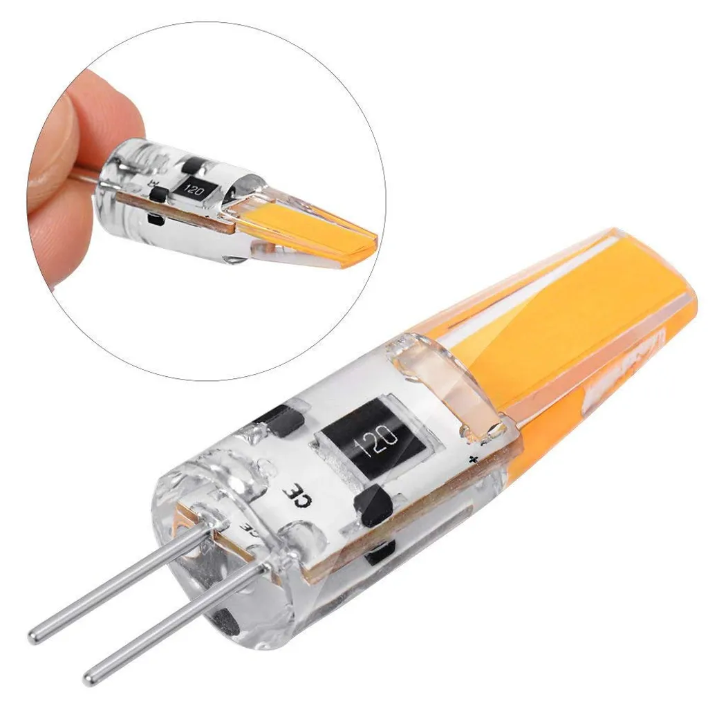 6X G4 3W LED Glühbirne AC/DC12V Warmweiß COB Leuchtmittel Ersatz 20W Halogen Lampe Nicht Dimmbar - Image 3