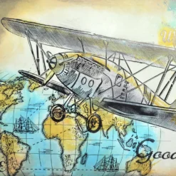 Clear Stamps 14 X 18 Cm -Blumenranke-