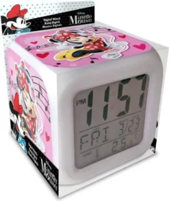Disney Minnie Mouse Digitaler Wecker Mit Minnie Mausalarm WD22004 Kids Euroswan