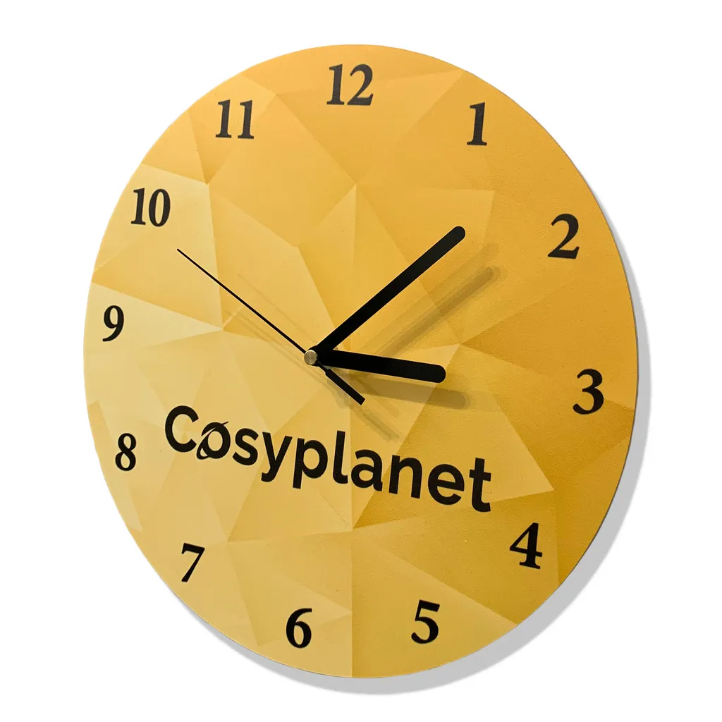 Wanduhr EINSAMER BERG Küchenuhr LEISE Wohnzimmeruhr DEKO Badezimmeruhr RUND 30 Cm - Image 5