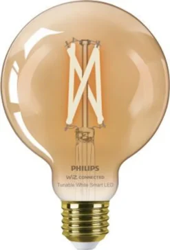 Philips Smart LED Leuchtmittel Tunable White Amber G95 E27 Globeform 7 W