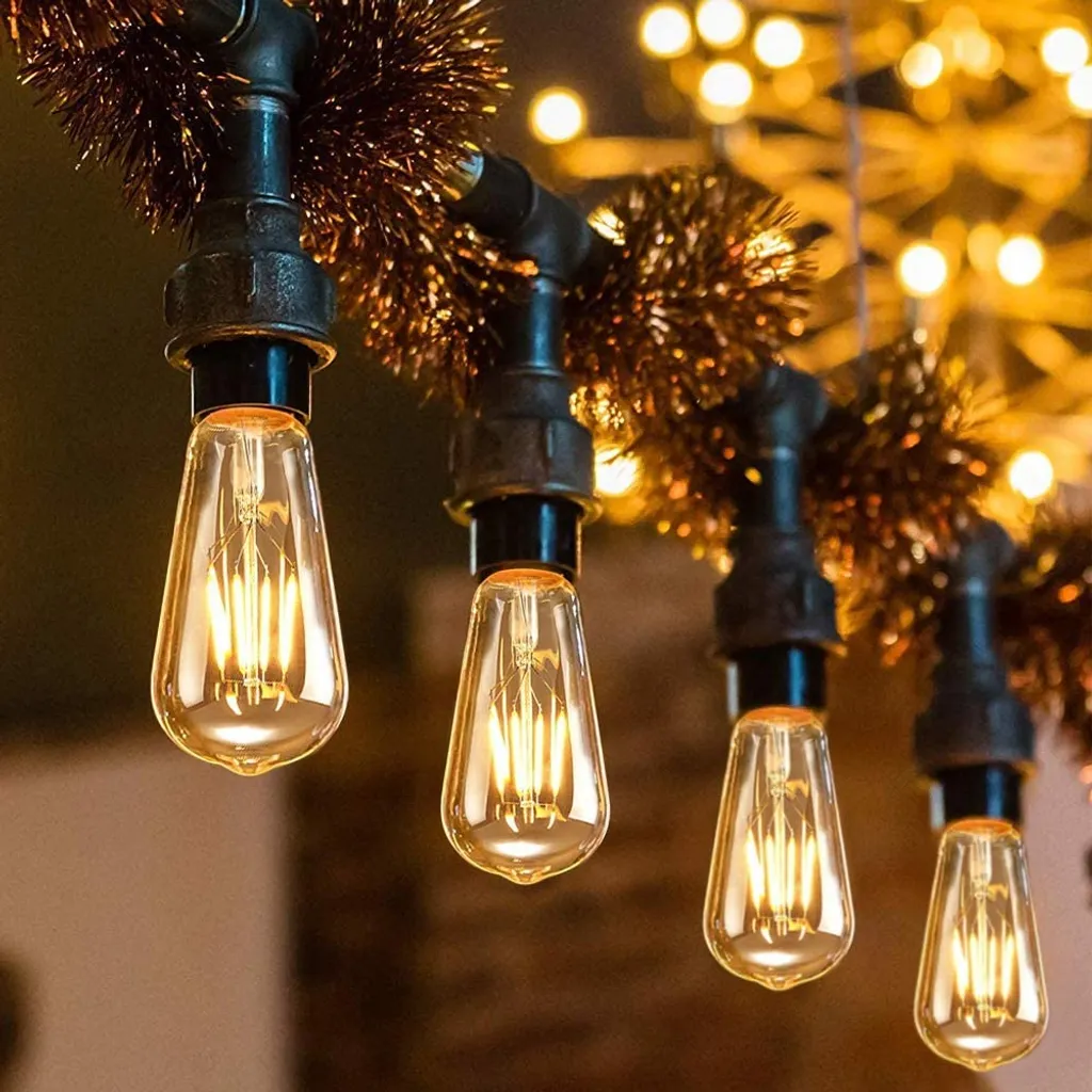 Vintage Glühbirne, LED Glühbirne E27 4W Warm Licht Vintage Antike Glühbirne Retro Filament Lampe Für Nostalgie Und Retro Beleuchtung Im Haus Café Bar Usw - 6 Stück - Image 4