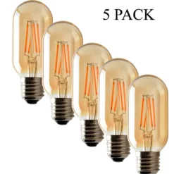 T45 E27 4W 5x LED-Lampen Vintage Filament Industrielampe E27 Retro Glühbirne 4W