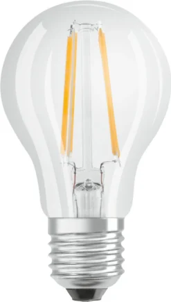 Osram LED Leuchtmittel Star Classic P40 E27 7W Warmweiß, Dimmbar, Klar