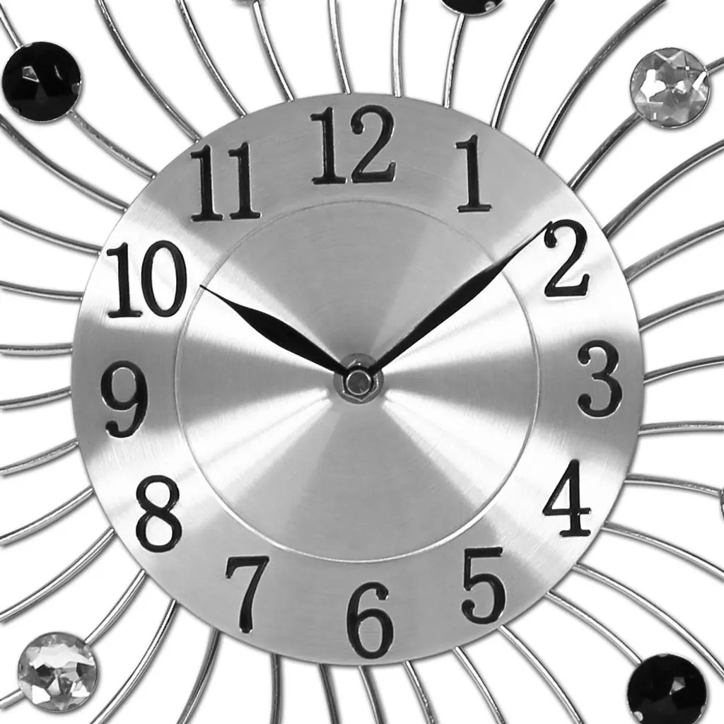 Moderne Designer Wanduhr - Schwarz/weiß - Image 2