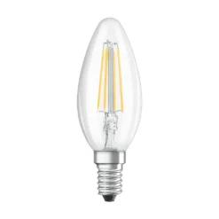 Osram LED Leuchtmittel Star Classic B40 E14 4W Neutralweiß, Klar