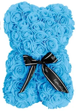 LEX Rosenbär 25 Cm Rosen-Bär YW54162 BLAU
