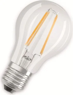 OSRAM LED Base Filament CLA60 7W/827 E27 | 7W/827 220-240V KLAR 806LM E27 M3