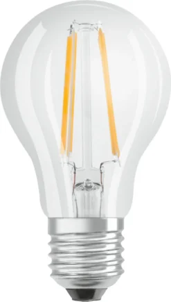 Osram LED Filament Birnenform A60 6,5W = 60W E27 Klar 806lm FS Neutralweiß 4000K Tageslichtsensor