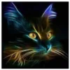 5D DIY Diamond Painting Full Diamant Kreuzstich Stickerei Malerei Katze Bilder Deko 30x30cm