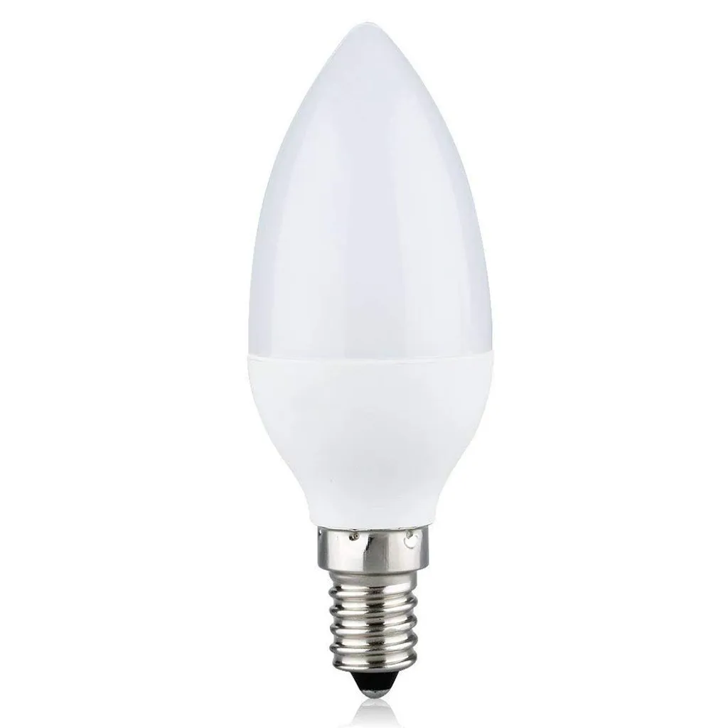 PIA | Kerze Glühbirne | LED | 7W / 3000K | E14 | Warmweiß | Kerzenlampe Glühlampe Birne Sparlampe