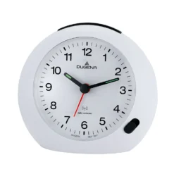 DUGENA 4460382 Wecker Funkwecker Licht Alarm Weiss Leise Sekunde