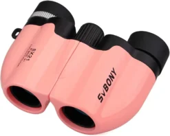 Svbony SV26 Fernglas Für Kinder, Kinderfernglas Ab 3-12 Jahre, 8x21 Fernglas Kinder Vogelbeobachtung Camping Wandern Outdoor-Aktivitäten (Rosa)
