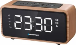 Blaupunkt Radiowecker FM Bluetooth 60 Senderspeicher LED Display Uhr Mit Doppelalarm Und Schlummerfunktion