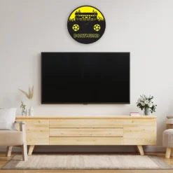 Wanduhr Aus Holz Vereinsliebe Dortmund : Dortmund V2