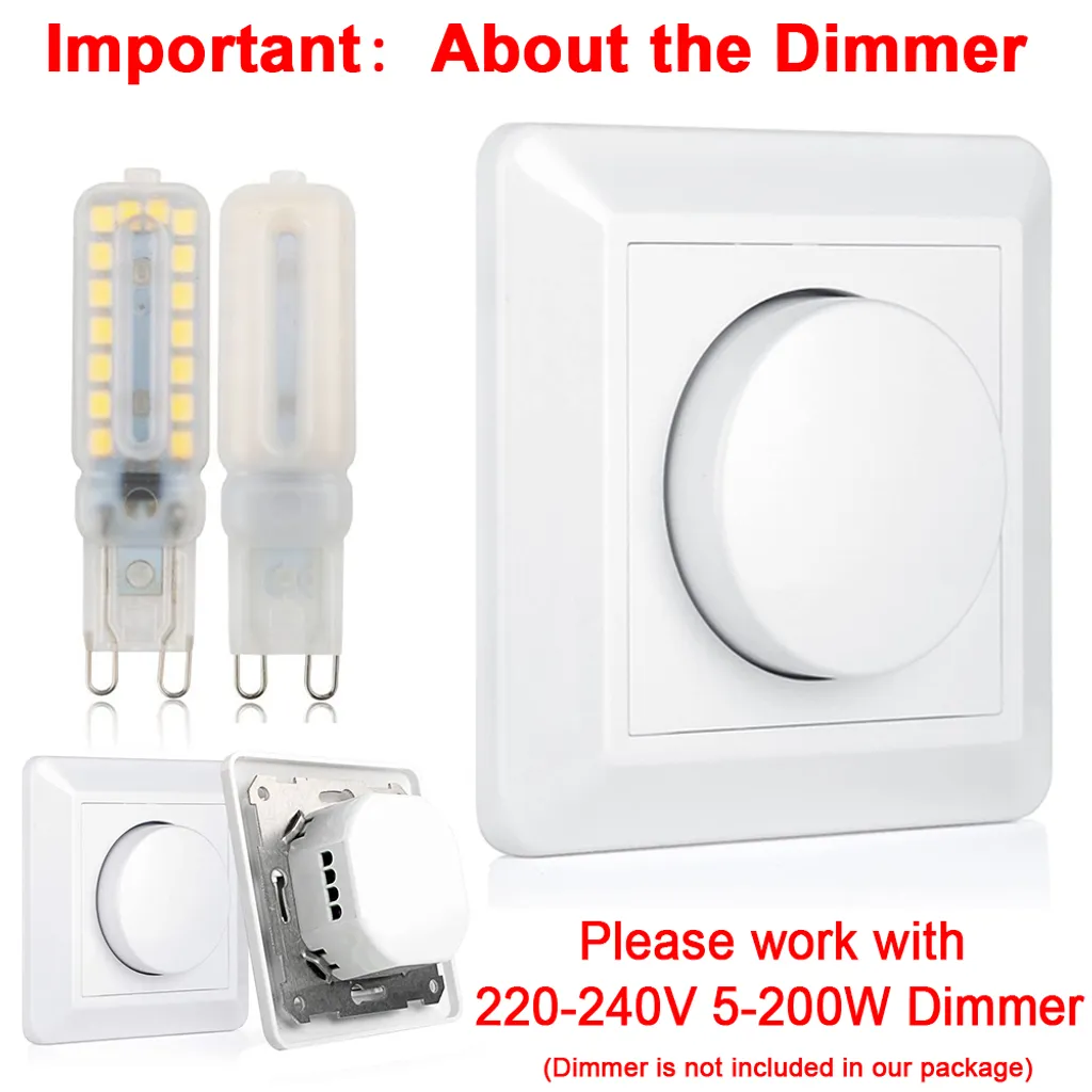 10x G9 3W LED Glühbirne Warmweiß Birne Leuchtmittel Ersatz Halogen 20W - Image 4