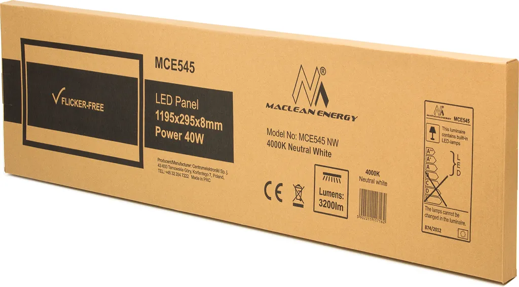 LED Panel Deckenleuchte 40W Flimmerfrei 120x30 Cm Neutralweiß 4000K Super Slim Leuchte Lampe Beleuchtung - Image 6