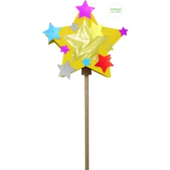 Laternen Bastelset Stern Am Stab, 4 Stück