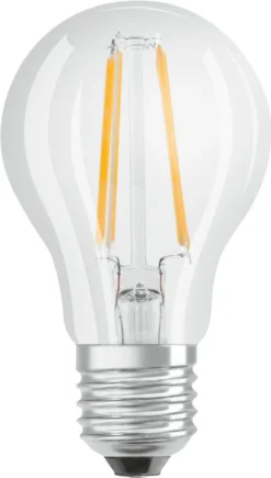 Osram LED Filament Birnenform A60 6,5W = 60W E27 Klar 806lm Neutralweiß 4000K Tageslichtsensor