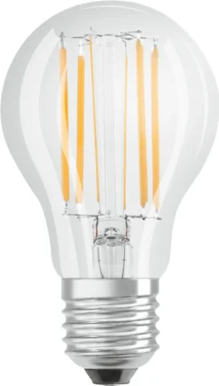 Osram LED Filament Leuchtmittel Retrofit Birnenform 8W = 75W E27 Klar Warmweiß 2700K FS
