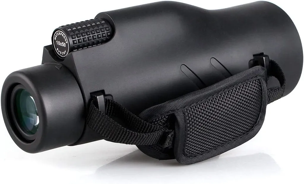 Svbony SV32 Tragbares Monokular, 10x50 Ultra HD Monokular, Bak-4 Prism Monokular Mit Handschlaufe, Teleskop Mit Schienenhalterung, FĂŒr Camping, Ballspiel