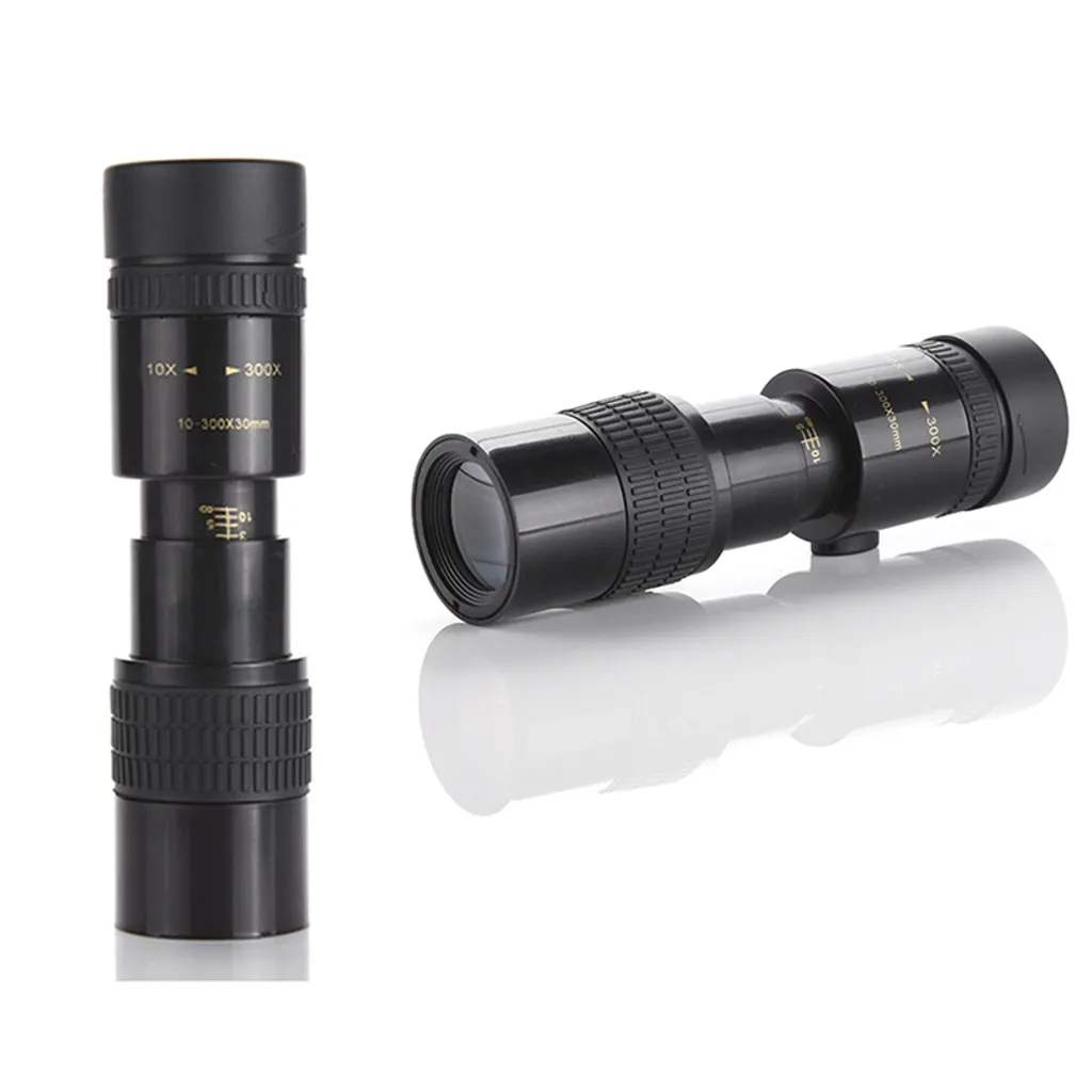 4K 10-300X40mm HD Monokular Fernglas Fokus Optik Zoom Objektiv Fernrohr Teleskop - Image 2