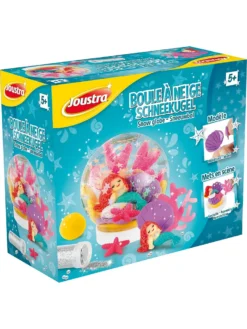 Joustra Spielwaren Bastel-Set Schneekugel - Meerjungfrau" Deko-Bastelsets Basteln & Kreativitätsspielzeug"