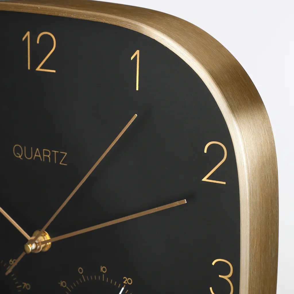 Mica Decorations Andy Wanduhr - L29 X B4,5 X H29 Cm - Schwarz - Image 2