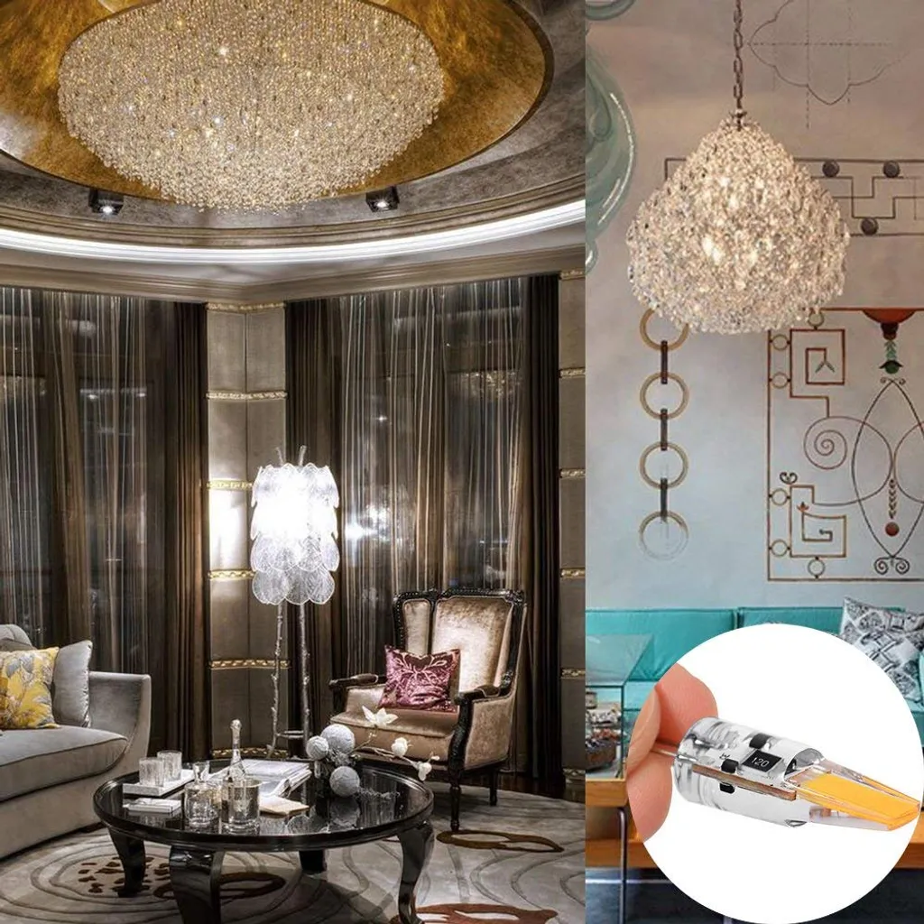 6X G4 3W LED Glühbirne AC/DC12V Warmweiß COB Leuchtmittel Ersatz 20W Halogen Lampe Nicht Dimmbar - Image 6