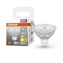 OSRAM Star Reflektor LED-Lampe Für GU5.3-Sockel, Klares Glas ,Warmweiß (2700K), 345 Lumen, Ersatz Für Herkömmliche 35W-Leuchtmittel, Nicht Dimmbar, 1-er Pack