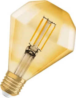 Osram LED Leuchtmittel Diamant Vintage 1906 E27 4,5W Warmweiß, Amber