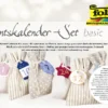 Folia Adventskalender-Set BASIC Stoffbeutel 49-teilig