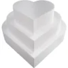 Styropor Herztorte Dreistöckig