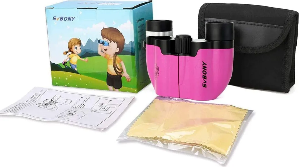 Svbony SV26 Fernglas Für Kinder, FMC-grün, 8x21 Fernglas Vogelbeobachtung Outdoor-Aktivitäten, Geschenken Für Jungen, Mädchen (Rosarot) - Image 6