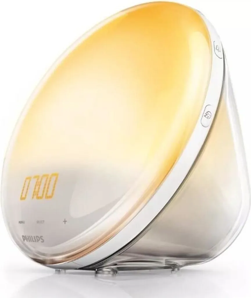 Philips HF3519/01 Wake-up Light (Sonnenaufgangfunktion, Digitales Fm Radio, Tageslichtwecker) Weiß - Image 4