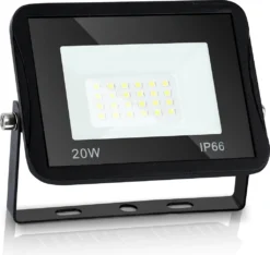 Lospitch LED Fluter Flutlicht Strahler 20W Scheinwerfer Baustrahler Außen Lampe IP65 Warmweiß