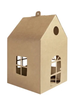 Folia Kraftkarton-Häuschen 110 X 110 X 190 Mm