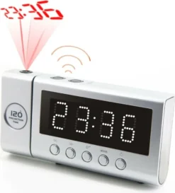 Soundmaster FUR6100SI PLL UKW Funkuhrenradio Mit Projektion