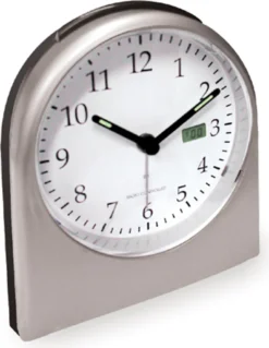 DESIGN- FUNK-WECKER FUNKWECKER TECHNOLINE WT 755 LAUTLOS OHNE SEKUNDENTICKEN /mit Batterie