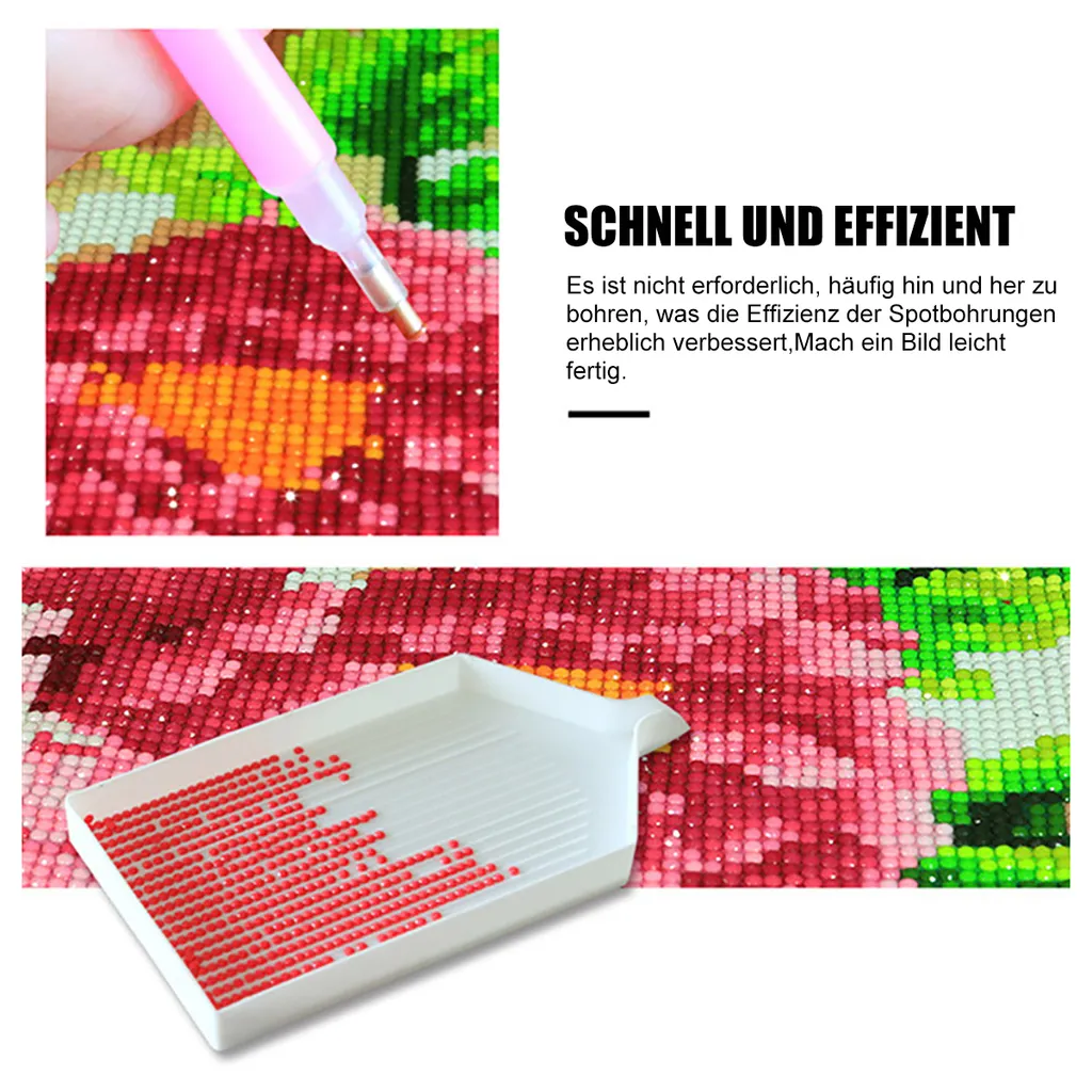 DIY Diamond Painting Werkzeug With Diamant Stickerei Box Diamant Malerei Zubehör, Komplett Kreuzstich Sets,44 Stücke - Image 8